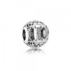 Charm berloques PANDORA Alfabeto Vintage Letra I Charm berloques PANDORA Alfabeto Vintage Letra I