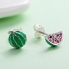 Brincos Petit Amor melancia estilo Pandora - SCE105