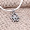 Pendente PANDORA Floco de Neve - 390354CZ - Colares e Pendente PANDORAs