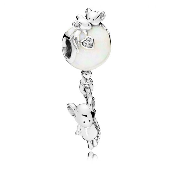 Charm PANDORA Ratinhos com Balão Prata - 797240EN23  Clique na imagem para fechar