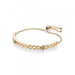 Bracelete PANDORA Cordão Shine Abelha Reluzente - 567109EN16