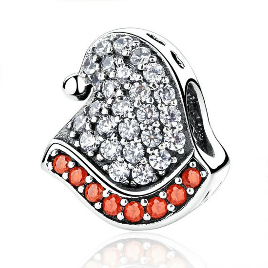 Charm Chapéu de natal life Pandora - SCC071  Clique na imagem para fechar
