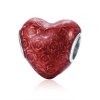 Charm Coração rosa life Pandora - SCC1064 Charm Coração rosa life Pandora - SCC1064