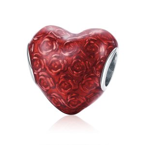 Charm Coração rosa life Pandora - SCC1064