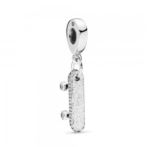 Pingente PANDORA Skate - "Seja Livre" - 797206CZ