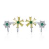 Brincos Petit Margarida estilo Pandora - SCE487
