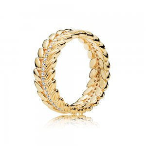 Anel PANDORA Shine Trigos Dourados - 167698CZ Anel PANDORA Shine Trigos Dourados - 167698CZ