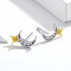 Brincos Petit Luz lunar estilo Pandora - SCE729