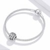 Charm Flores com orifícios, letra N estilo Pandora - SCC1444-N