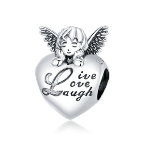 Charm Anjo de ação de graças estilo Pandora - SCC1633 Charm Anjo de ação de graças estilo Pandora - SCC1633