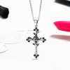 Colar Cruz de Rosa life Pandora - SCN091