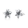 Brincos Petit Flores de amor de borboleta estilo Pandora - SCE887