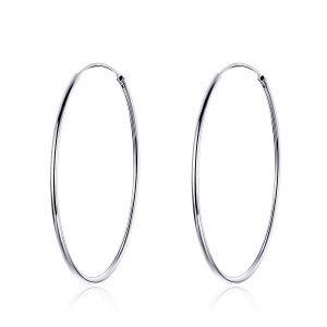Brinco Argolas Argola grande estilo Pandora - SCE598