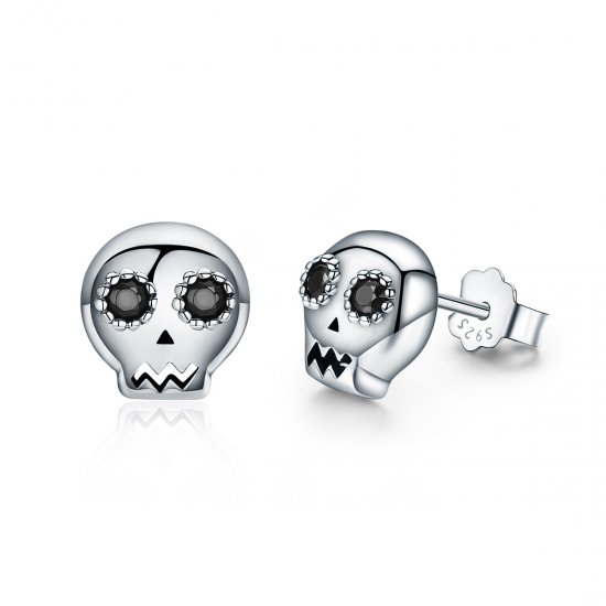 Brincos Petit Crânio life Pandora - SCE064  Clique na imagem para fechar