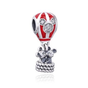 Charm Pendente Disney, Balão de ar quente do verdadeiro amor Pandora - PD00209-1 Charm Pendente Disney, Balão de ar quente do verdadeiro amor Pandora - PD00209-1