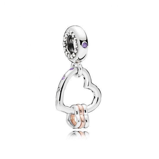 Pingente PANDORA Corações Unidos - 787247NLCMX  Clique na imagem para fechar