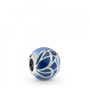 Charm berloques PANDORA Borboleta Azul Charm berloques PANDORA Borboleta Azul