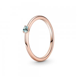 Anel Solitário Azul Claro Pandora Rose™ - 189259C02