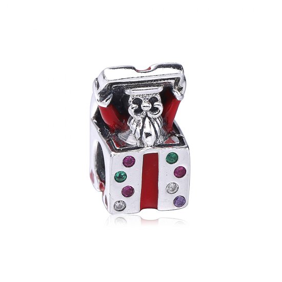 Charm berloques Pandora de prata Caixa de presente  Clique na imagem para fechar