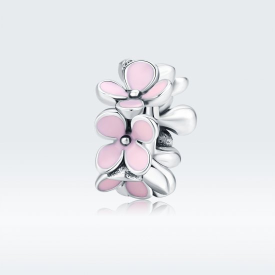 Separador Flor rosa life Pandora - SCC1484  Clique na imagem para fechar