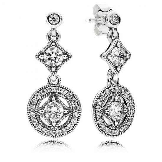 Brinco PANDORA Pendente Encanto Vintage - 290722CZ  Clique na imagem para fechar