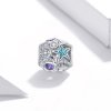 Charm Estrela-do-mar e Concha estilo Pandora - SCC1805