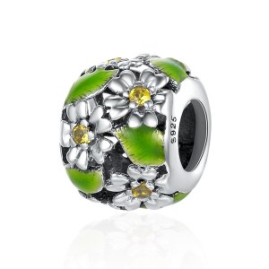 Charm Pequenas margaridas na primavera e no verão estilo Pandora - SCC490