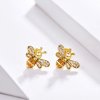 Brincos Petit abelha estilo Pandora - SCE344-B