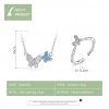 Conjunto de joias Dois tons Borboleta estilo Pandora - SET007