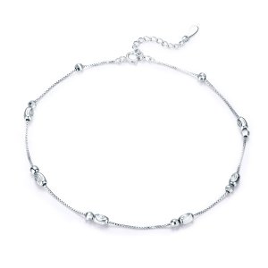 Tornozeleira bolas de prata - SCT010