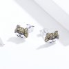 Brincos Petit Shiba Inu estilo Pandora - SCE769