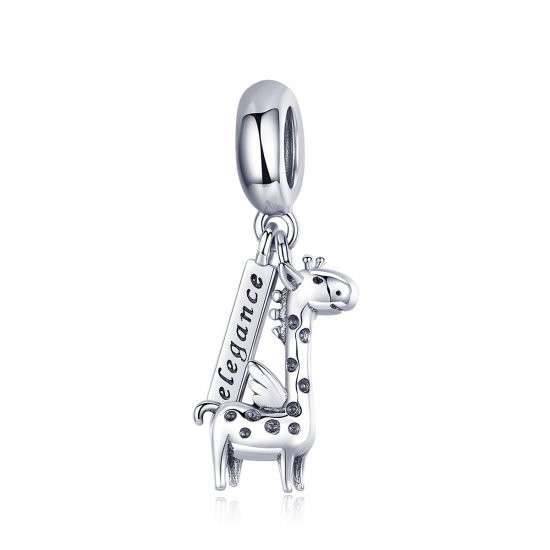 Charm Pendente Girafa fofa estilo Pandora - SCC976  Clique na imagem para fechar