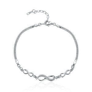 Pulseira Elegância sem fim estilo Pandora - SCB037 Pulseira Elegância sem fim estilo Pandora - SCB037