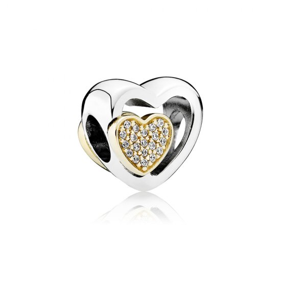 Charm berloques PANDORA Jutos para Sempre - 791806CZ  Clique na imagem para fechar