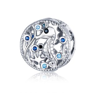Charm Seahorse de lazer estilo Pandora - BSC266 Charm Seahorse de lazer estilo Pandora - BSC266