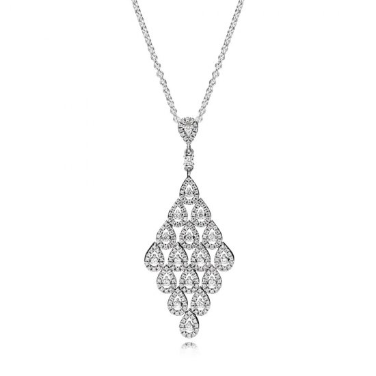 Colar PANDORA Brilho Real - 396262CZ-80  Clique na imagem para fechar
