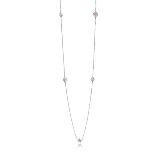 Colar PANDORA Poesia das Flores - 590518ENMX  Clique na imagem para fechar