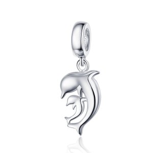Charm Pendente Golfinho estilo Pandora - SCC1206 Charm Pendente Golfinho estilo Pandora - SCC1206