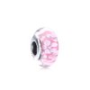 Charm berloques Pandora de prata Flor rosa 791653A Charm berloques Pandora de prata Flor rosa 791653A