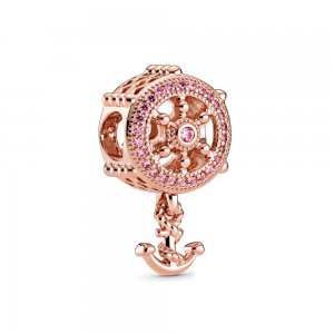 Charm Navios Helm ALE MET Pandora Rosa - 789017C01 Charm Navios Helm ALE MET Pandora Rosa - 789017C01