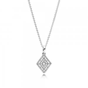 Colar PANDORA Linhas Radiantes - 396209CZ-60 Colar PANDORA Linhas Radiantes - 396209CZ-60