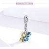 Charm Pendente Esperando sereia estilo Pandora - SCC1166