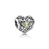 Charm berloques PANDORA Coração de Agosto - 791784PE