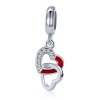 Charm Pendente Coração a Coração estilo Pandora - SCC735 Charm Pendente Coração a Coração estilo Pandora - SCC735