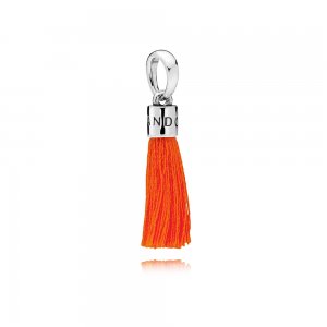Pingente PANDORA Tassel Laranja - 797212COE