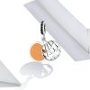 Charm Pendente Cara sorridente de abóbora malvada de Halloween estilo Pandora - SCC1620