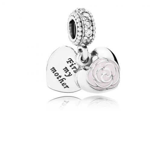 Charm PANDORA Delicada Amiga Mãe - 791528EN40  Clique na imagem para fechar
