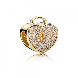 Charm berloques PANDORA de Ouro Amor Incondicional Charm berloques PANDORA de Ouro Amor Incondicional