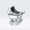 Charm Novo carrinho de bebê estilo Pandora - SCC1539