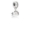 Pingente Pandora de prata Disney, Ariel Tiara